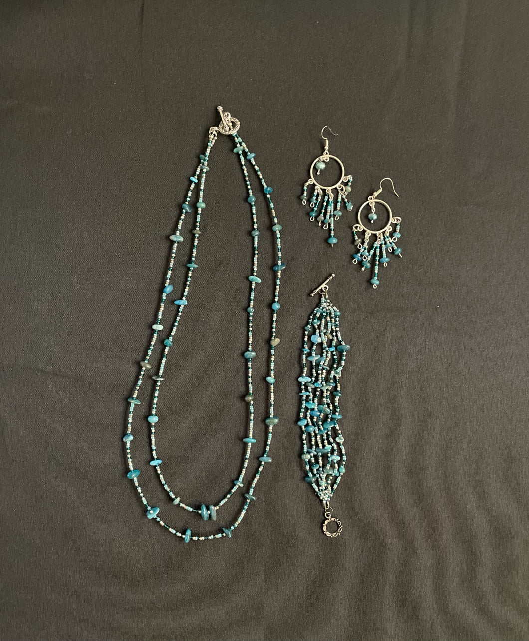 Apatite & Freshwater Pearls